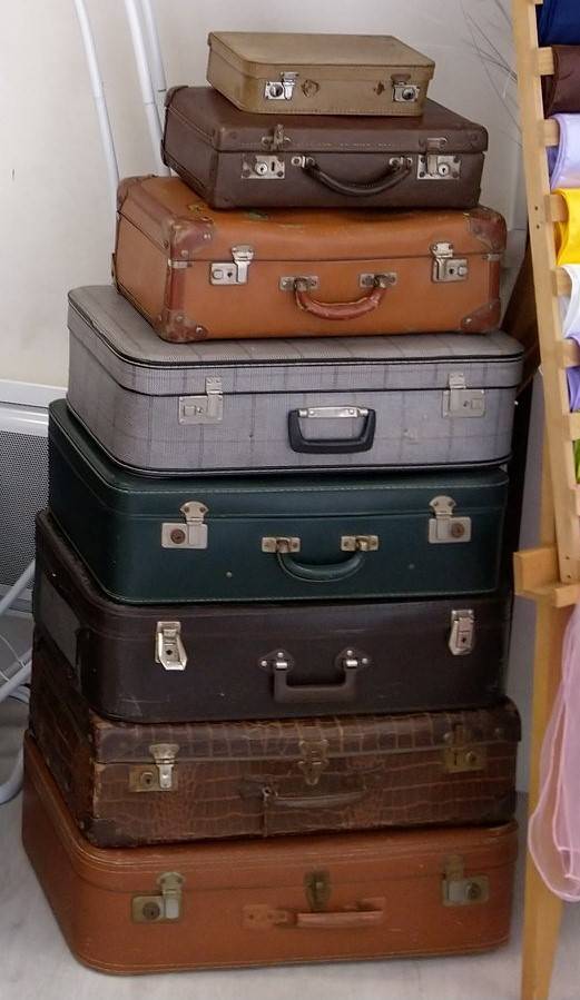 Valise décoration (lot de 6)