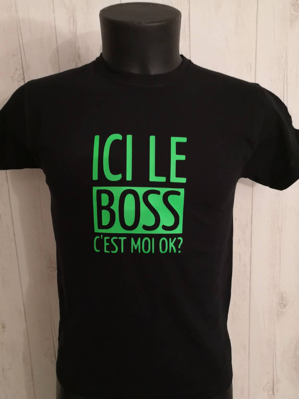 Ici le boss c'est moi ok ? 