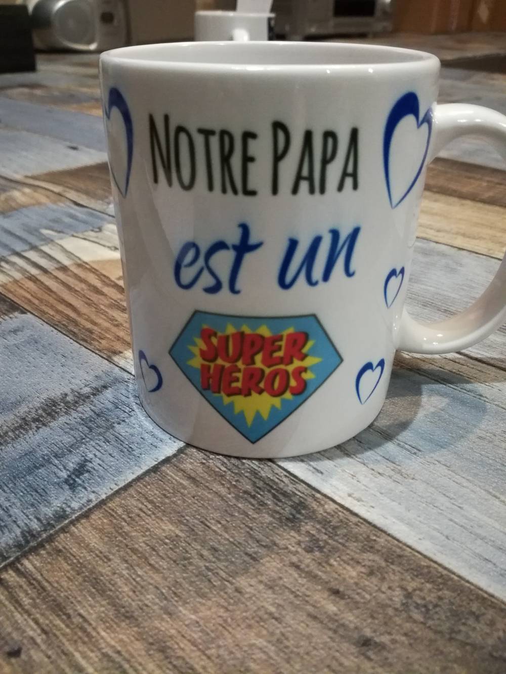 Mug Notre papa est un super héros