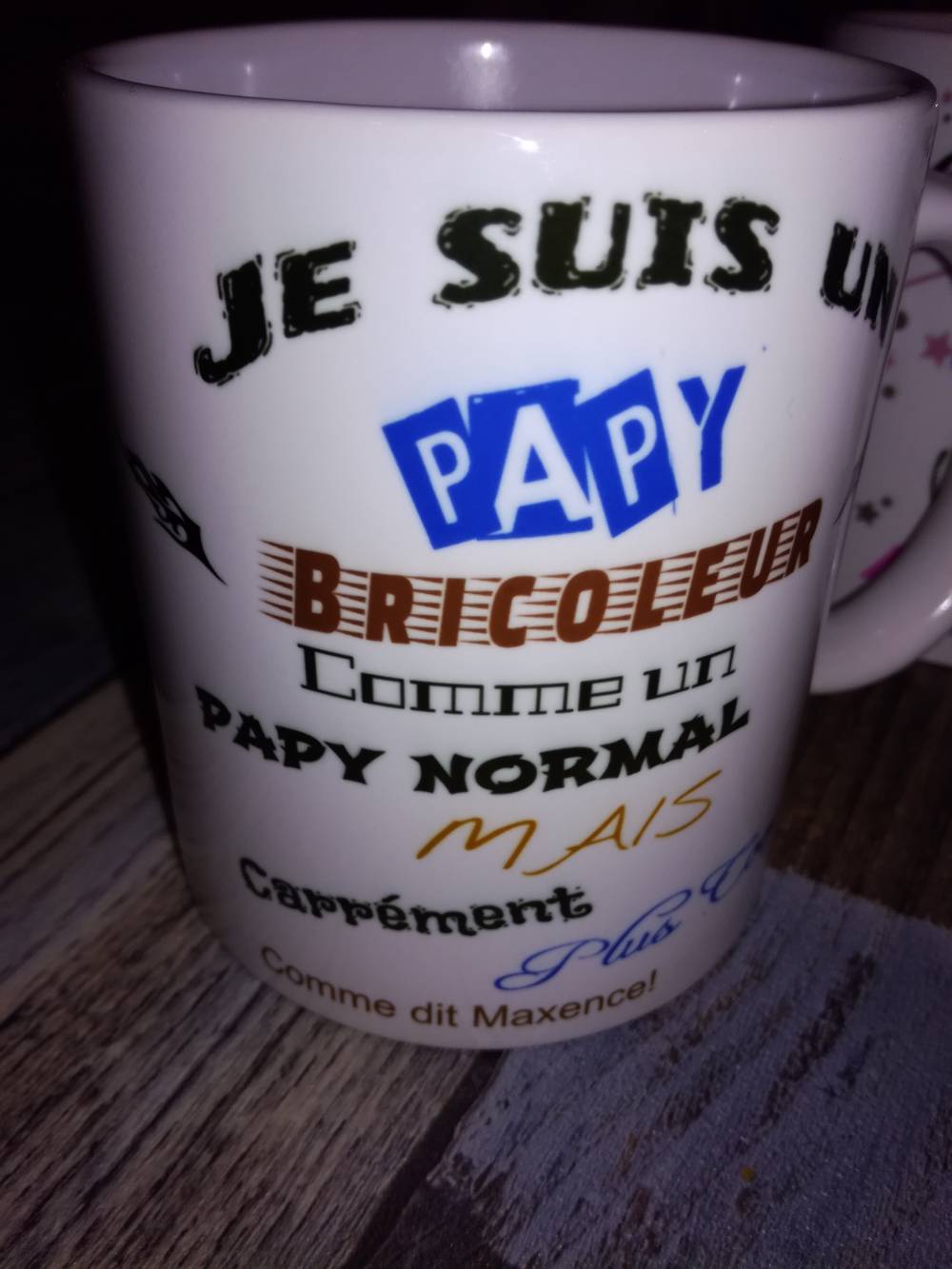 Mug Je suis un papy bricoleur 