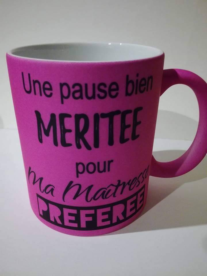 Mug Une pause bien méritée pour ma maîtresse préférée