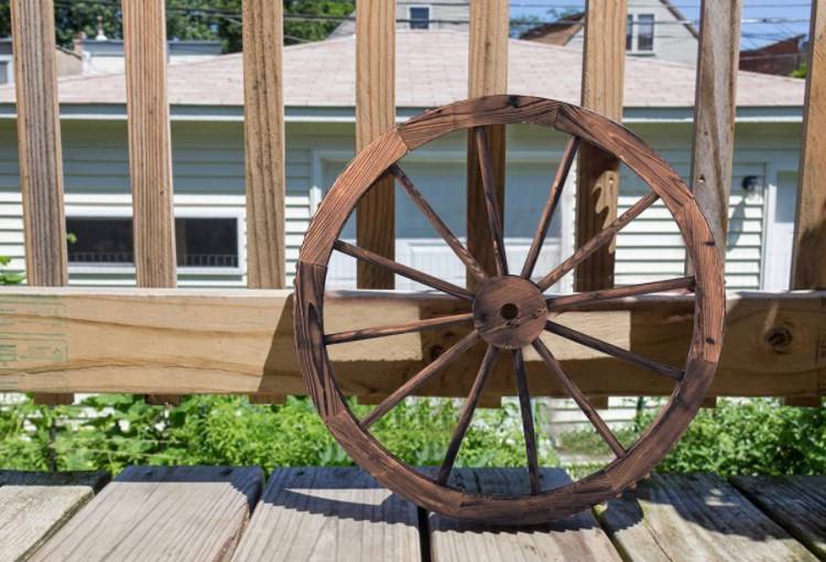 Location roue en bois 76cm