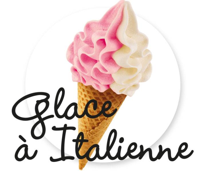 Glace à l'italienne