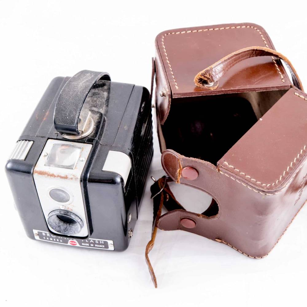 Camera Kodak avec pochette cuir