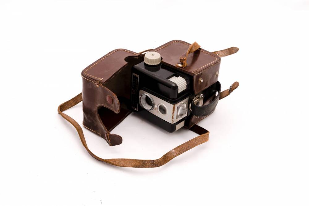 Camera Kodak avec pochette cuir
